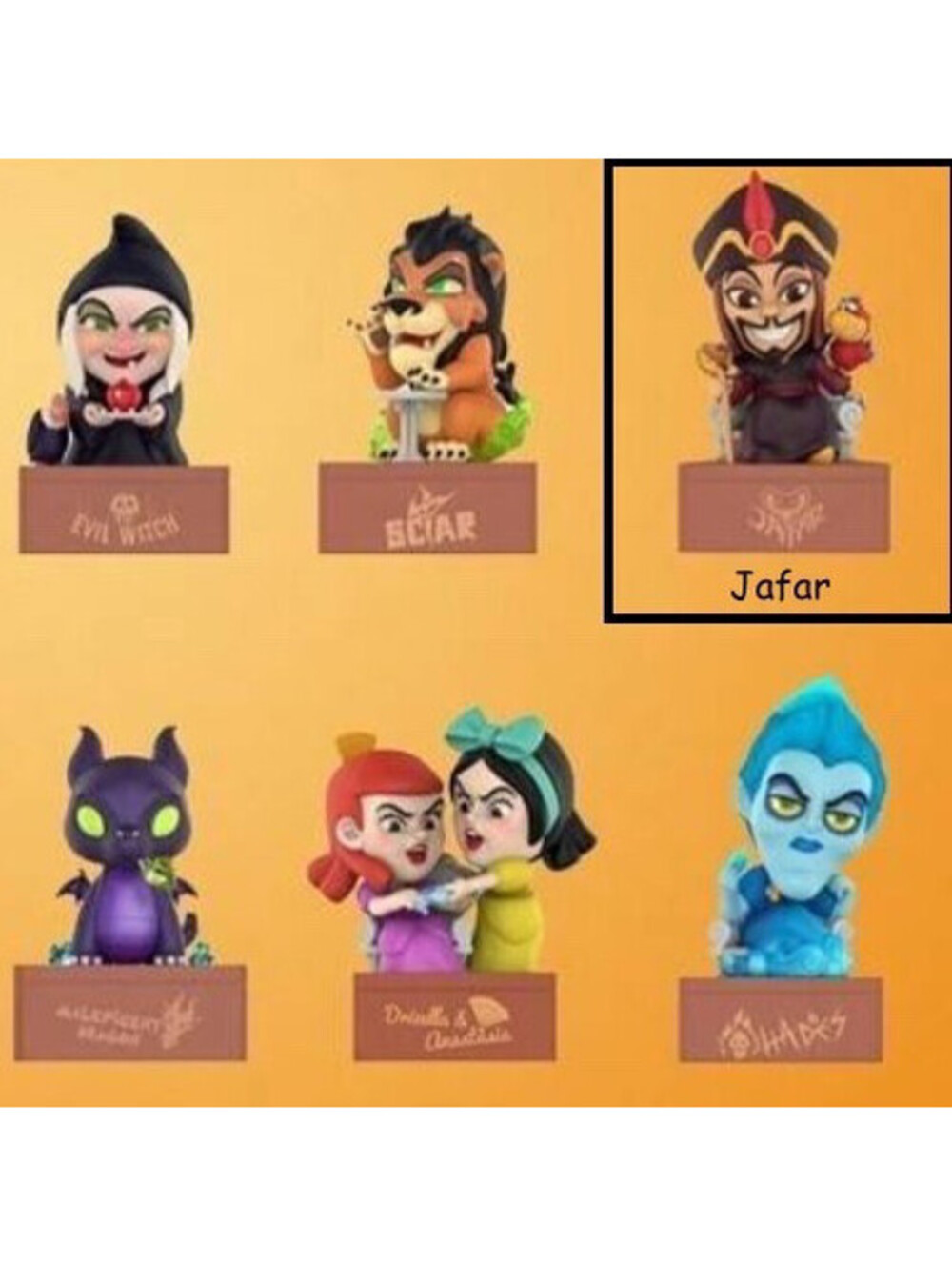 Disney Villains Mysterious Party "JAFAR" Lion King Confirmed Jewelry Blind Box